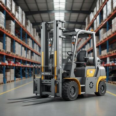 Customizable counterbalance forklift with overall length 4000 mm designed to facilitate safe and effective load management