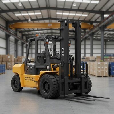 FD250 25トンのディーゼル重用フォークリフト ウェイチャイエンジン 5.5g マストコンテナ処理