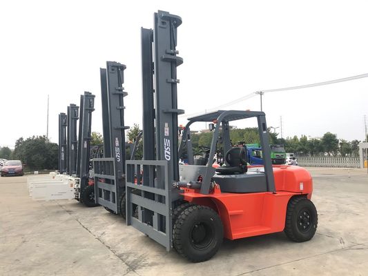 FD70 6m 7トンの完全で自由なTriplexのディーゼル フォークリフト
