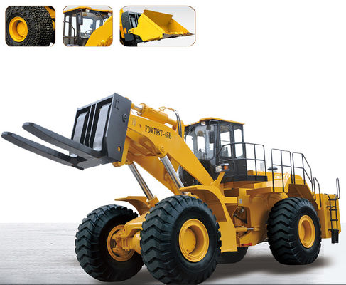 2.5mの大理石の花こう岩45Tons 45000kgsのフォークリフトの積込み機