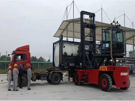 45000kgs Load Capacity Empty Container Handler With 71400 Kgs Unload Service Weight