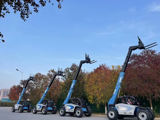 カミンズのディーゼル機関との 3 トンの望遠鏡のフォークリフトの積込み機 7m 14m 17m