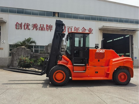 定量荷重 16000 kg FD160 重量リフトフォークリフト エンジン Yuchai または Cummins