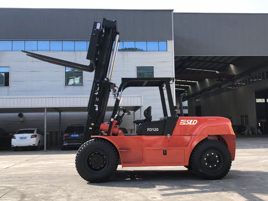 FD150 15トンのディーゼル重用フォークリフト トラック ユチャイエンジン 4.0g マストコンテナ処理