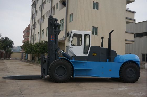 FD350 35000kgsの運び、積み重ねのための頑丈なフォークリフト