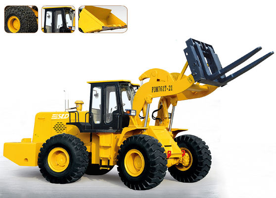 3430mmの輸送の石造りのブロック21tのフォークリフトの積込み機