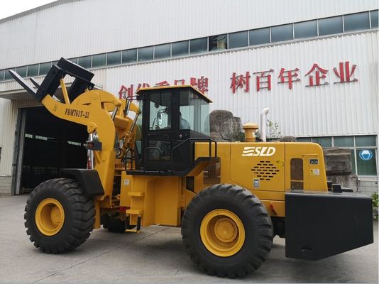 175kw 3430mmのマスト ブロックのフォークリフトの積込み機を持ち上げる23トン