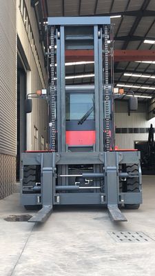 3メートルの側面の転位FD140 14のトン30kの重量物運搬のフォークリフト機械