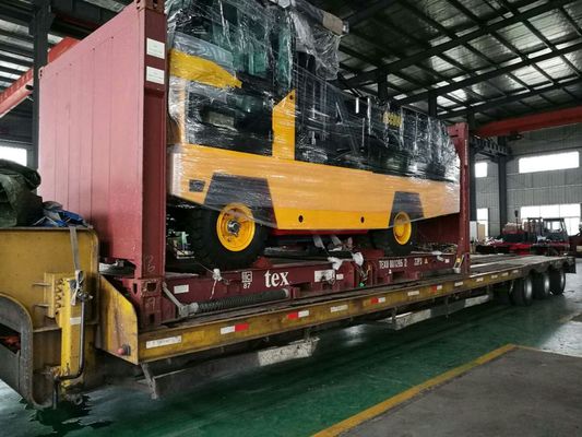 FDS80 3600mmのマスト17k 8Tの狭い通路の側面の積込み機のフォークリフト