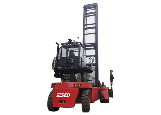 レッド空コンテナハンドラーとKessler D102PL341駆動軸とCUMMINSエンジン