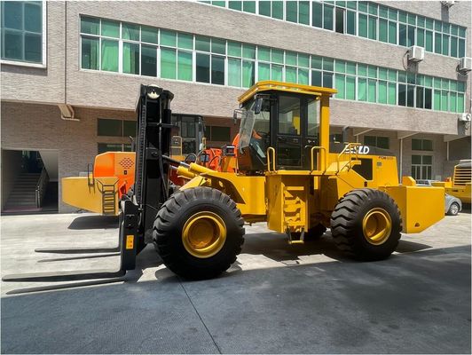 20トンの負荷が付いているWeichaiエンジンの起伏の多い地形のフォークリフト