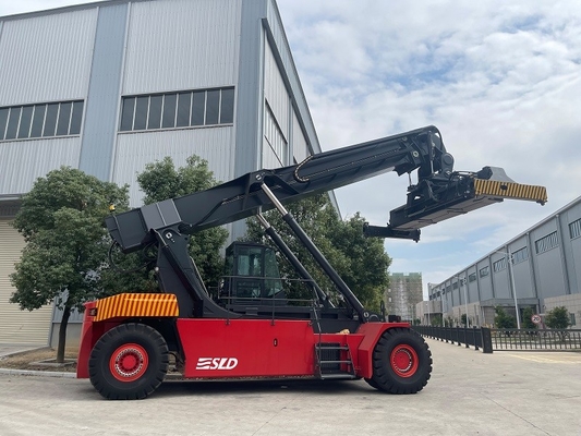 Compact Excellent Maneuverability Container Reach Stacker For Confined Spaces In Container Terminals