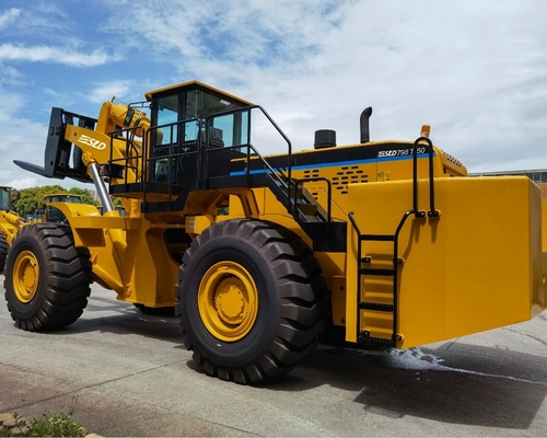大きい石造りのブロックを持ち上げるための積込み機52トンのフォークリフトの
